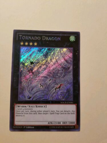 Tornado Dragon - MACR-EN081 - Secret Rare 1st Edition NM Maximum Crisis