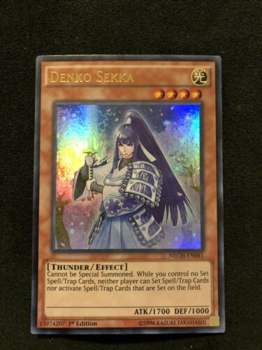 Yugioh Denko Sekka NECH-EN041 Ultra Rare 1st Edition NM