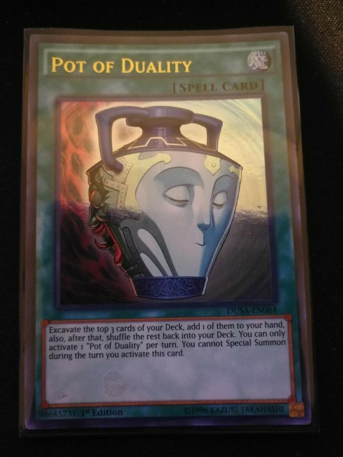 Yu-Gi-Oh! Pot Of Duality DUSA-EN084 Ultra Rare 1st Edition Near Mint