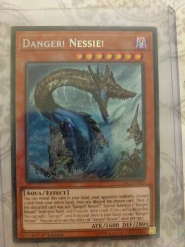 YU-Gi-OH! Danger! Nessie! CYHO-EN083 SECRET 1st Edition Mint