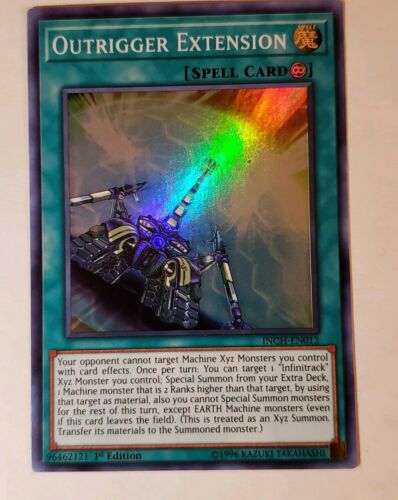 OUTRIGGER EXTENSION | Super Rare | INCH-EN012 The Infinity Chasers YuGiOh mint