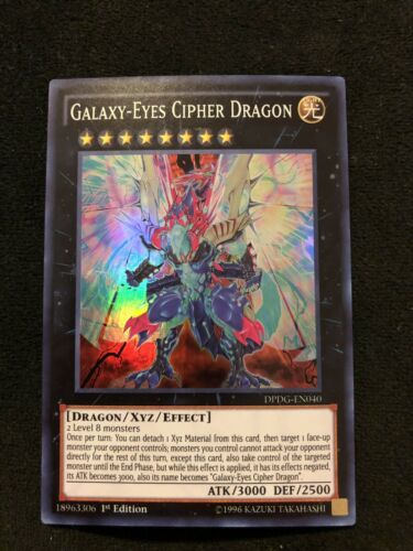 Yugioh Galaxy-Eyes Cipher Dragon DPDG-EN040 Super Rare 1st Edition NM