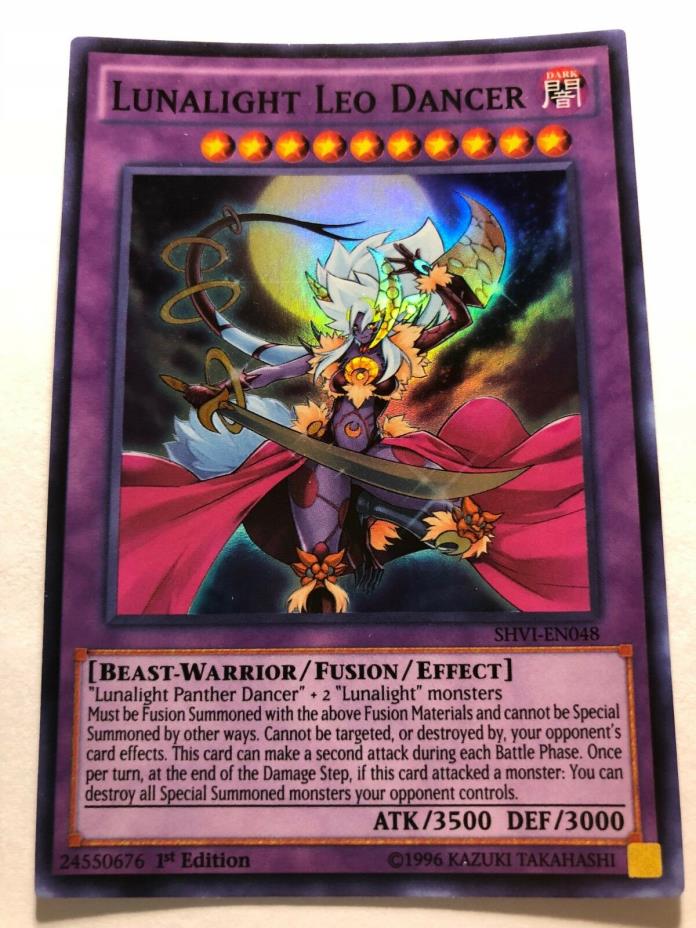 Yugioh Lunalight Leo Dancer SHVI-EN048 1st Edition Super Rare Near Mint