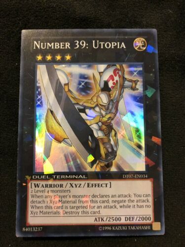 Yugioh Number 39: Utopia DT07-EN034 Duel Terminal Super Rare NM