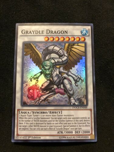 Yugioh Graydle Dragon DOCS-EN048 Super Rare 1st Edition NM