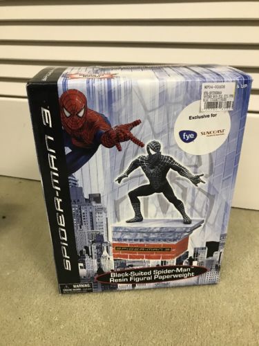 FYE /Suncoast Black-Suited Spider-Man Resin Digital Paperweight