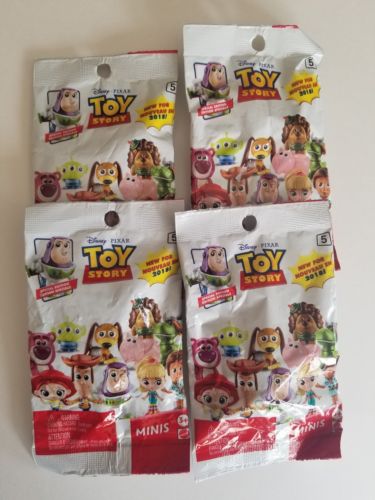 Disney Toy Story Minis Blind Bags 2018 Series 5 Lot of 4 NEW Sealed Free Ship!