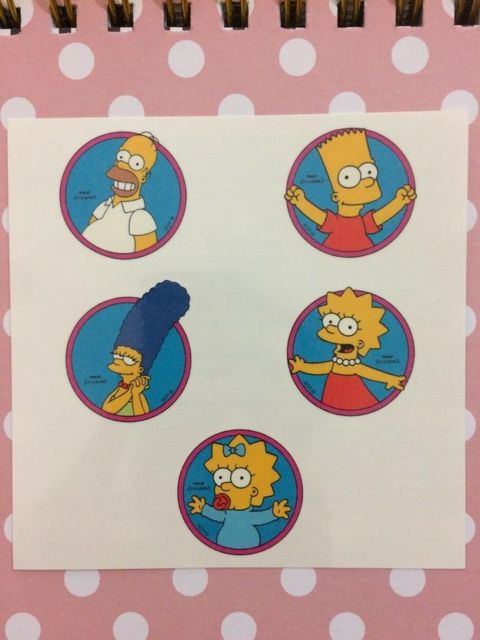 (1) Lot of 29 The Simpsons Temporary Tattoos Lasts up to 7 Days FREE SHIP