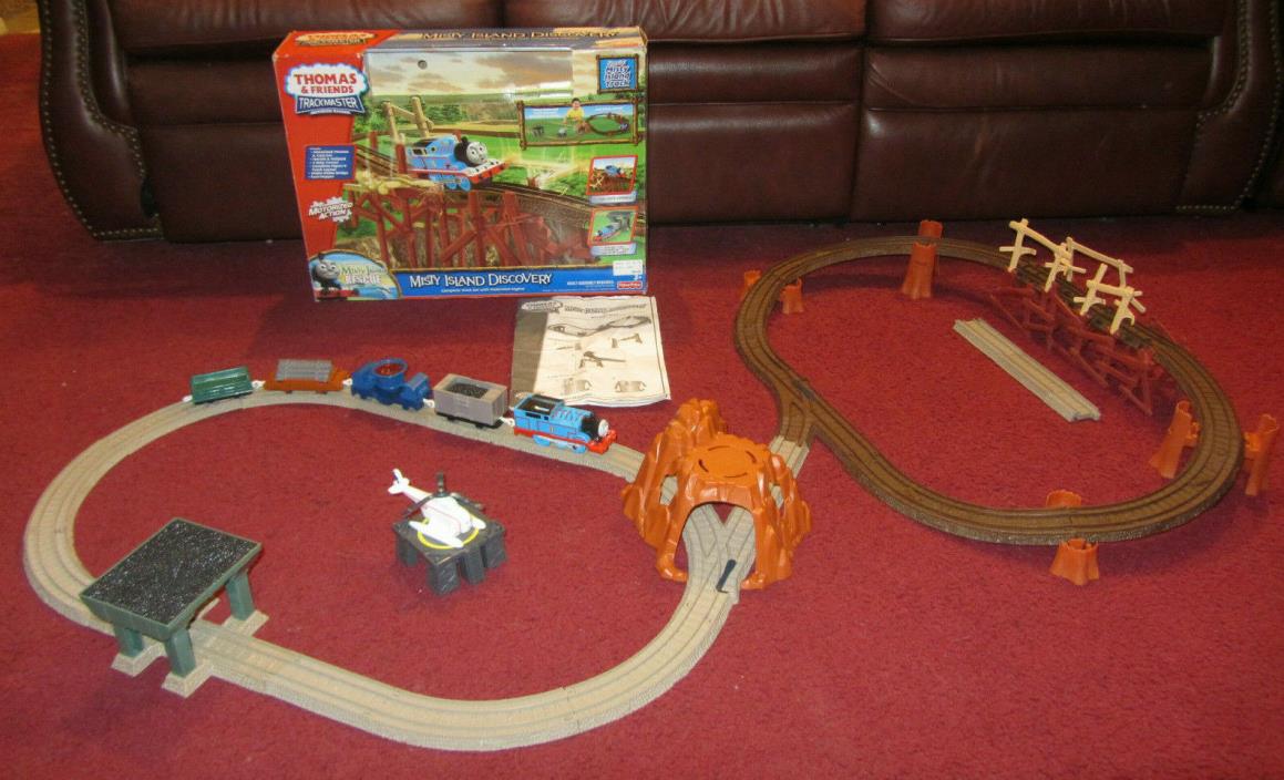 Thomas & Friends Trackmaster Motorized Train Misty Island Discovery COMPLETE SET