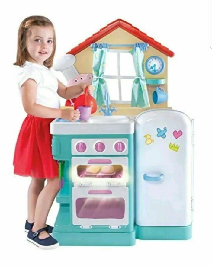 NEW Peppa Pig Little Kitchen With Lights and Sounds Accessories FREE SHIPPING!!