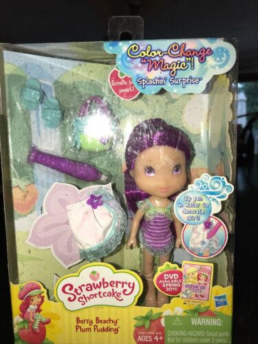 Doll Strawberry Shortcake Berry Beachy Plum Pudding Color Change Magic In Box