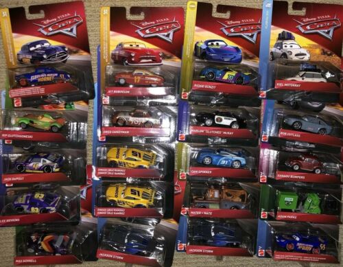 Disney Pixar Cars 2019 Diecast Lot Richie Gunzit Parke Xanadu Bumpers Motorray