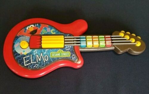 2010 Hasbro Playskool Sesame Street Red Elmo Guitar Instrument Interactive Music