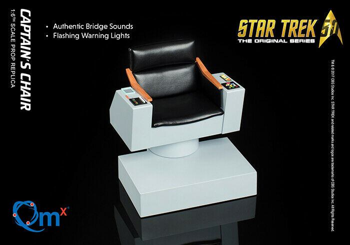 Star Trek TOS 1:6 Scale Captain's Chair FX Replica