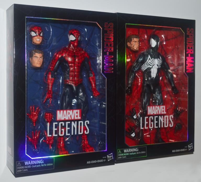 Marvel Legends SPIDER-MAN RED/BLUE & BLACK Symbiote Suit 12