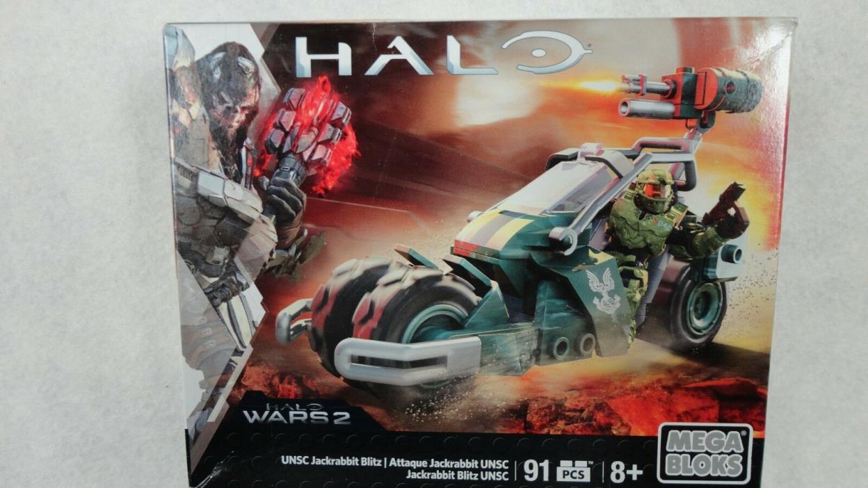 *Brand NEW Sealed* Mega Block Halo UNSC Jack Rabbit Blitz 91 PCs Building Toy