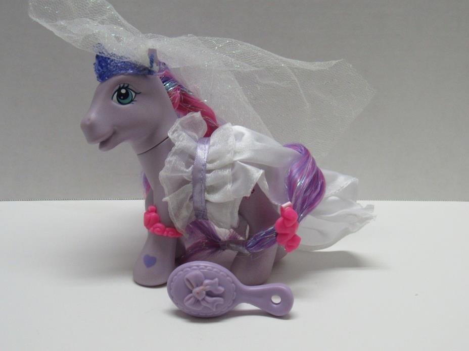 MY LITTLE PONY 2006 G3 WINTER CRYSTAL PRINCESS GRACEFUL GLIMMER ALL ACCESSORIES