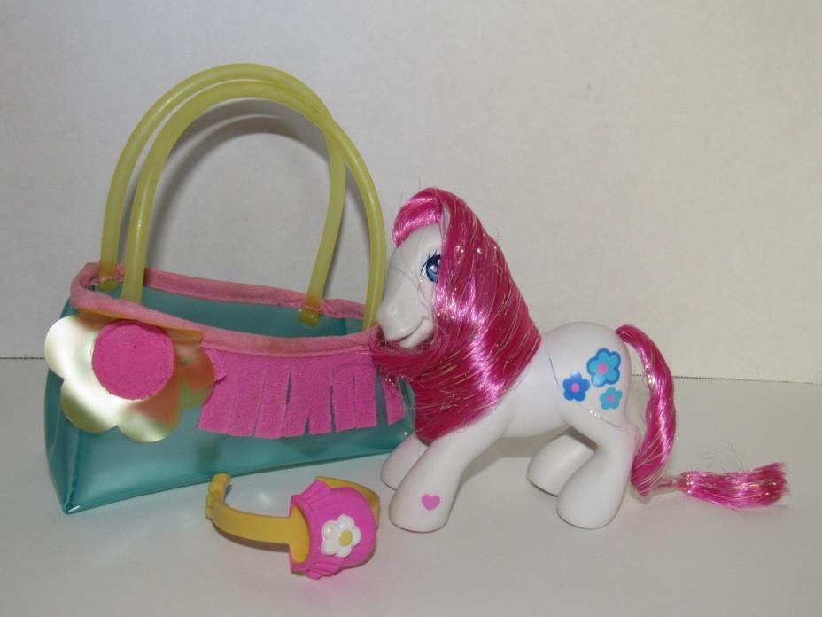 MY LITTLE PONY G3 2005 PONY & ME SUNNY ADVENTURES  BLOSSOMFORTH  + ACCESSORIES