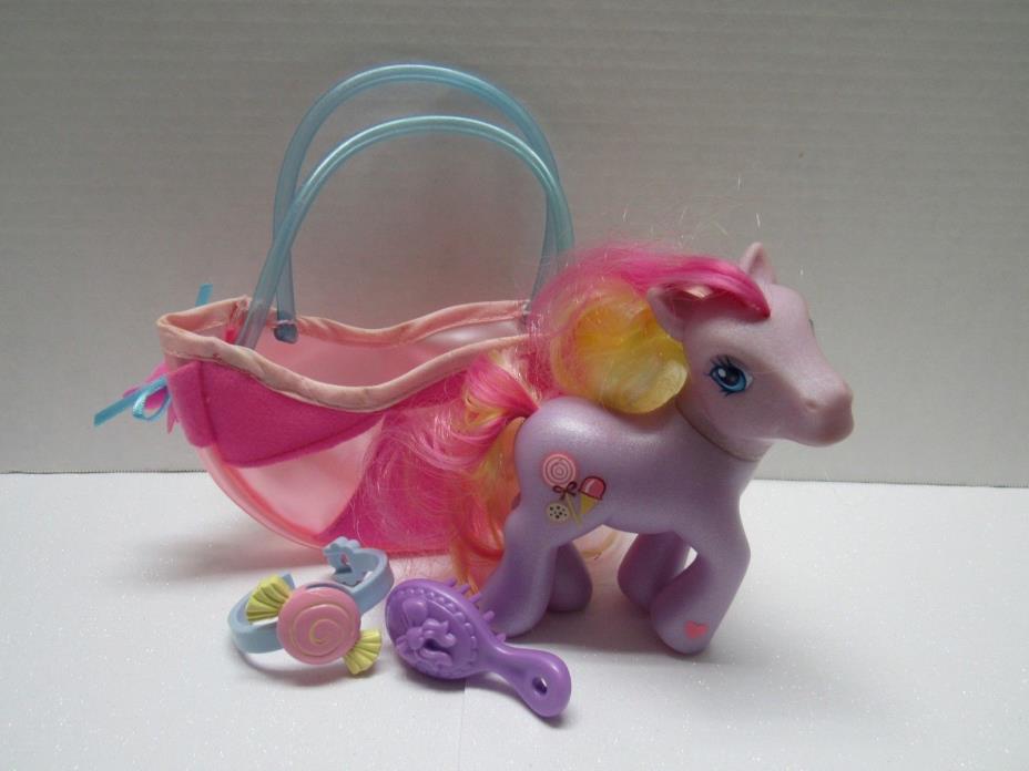 MY LITTLE PONY G3 2005 PONY AND ME SWEET ADVENTURES  TRIPLE TREAT +  ACCESSORIES