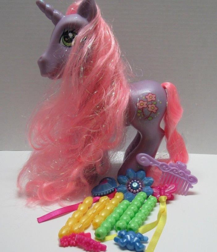 MY LITTLE PONY G3 CRYSTAL PRINCESS STYLING PONY CHEERILEE COMPLETE ACCESSORIES
