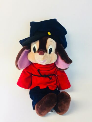 Fieval Mouse Large Plush Stuffed Doll 21 Inches An American Tail 1986 Sears VGUC