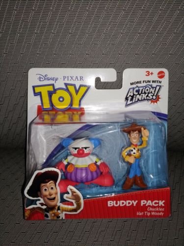 TOY STORY 3 BUDDY PACK CHUCKLES & HAT TIP WOODY