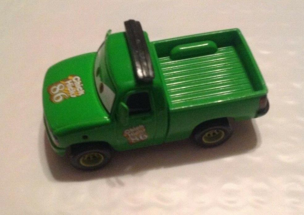 Disney Pixar Movie Cars Diecast Toy # 86 Green Chick Hick Truck Loose