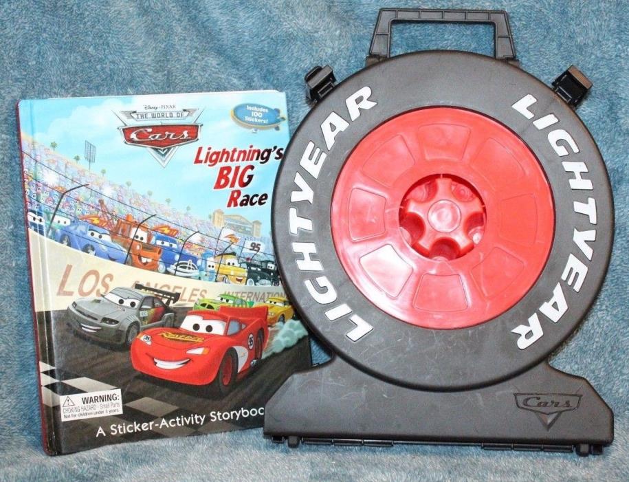 Disney's Cars Case and The World of Cars Lightning's BIG Race Book