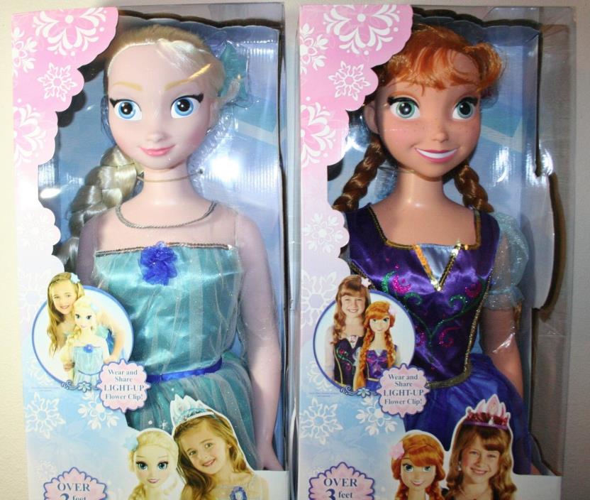 2014 Disney Princess ELSA & ANNA My Size Doll 38