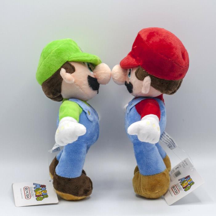 Super Mario Bros. Luigi & Mario Stuffed Plush Doll 9