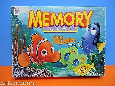 Disney Pixar Finding Nemo Edition Memory Game 2003 Matching Boys & Girls Dory