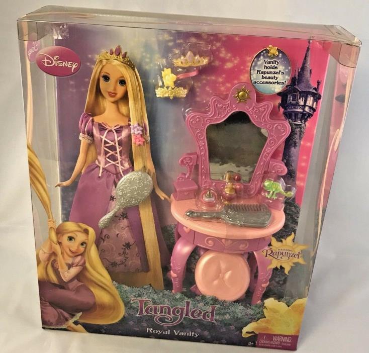 Disney Tangled Royal Vanity Set Rapunzel Playset Accessories Crowns