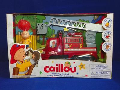 PBS Kids Sprout CAILLOU Build-N-Play Fire Truck w/ Lights & Sounds New VERY RARE