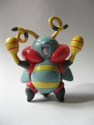 VOLBEAT stamped B. China solid plastic Pokemon about 2 inches tall