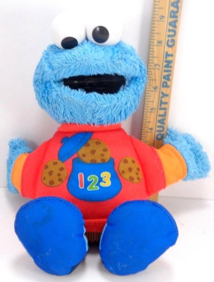 Hasbro Sesame Street Talking 123 Counting Cookie Monster Stuffed Toy Plush sings