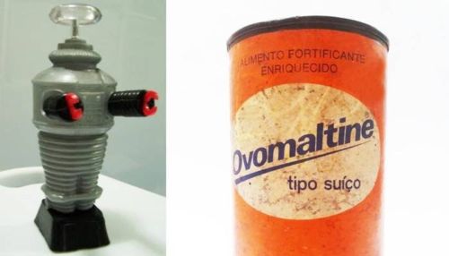 Robot B9 Lost In Space - Rare toast Ovomaltine Brazil