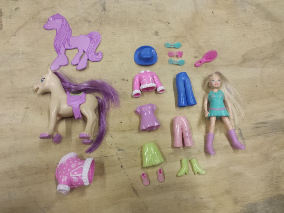 Lot of My Little Pony Accessories and Doll Hair Clips Dresses Pants Shoes Saddle