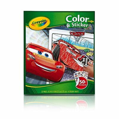 Crayola Cars 3 Colour & Sticker Book
