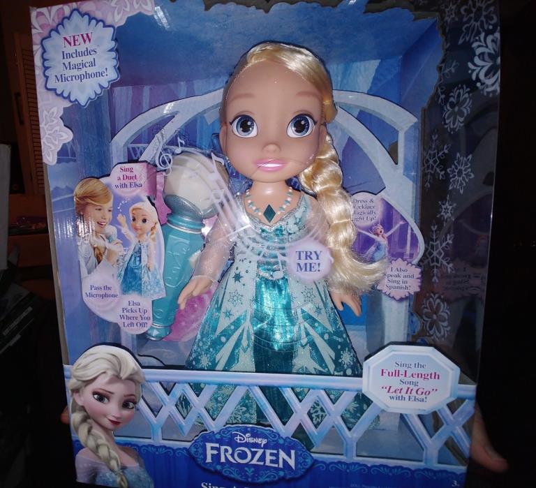 Disney Frozen Elsa Doll Sing A Long Toy Karaoke System new By Disney Frozen