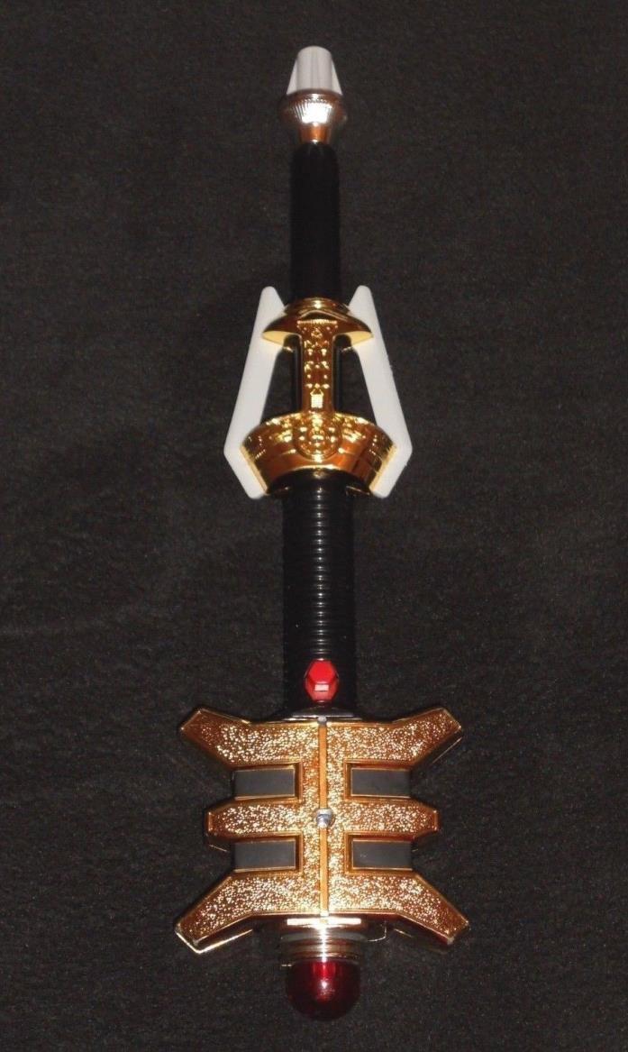 Original 1996 Bandai Power Rangers Zeo Gold Golden Power Staff Weapon Sword Used