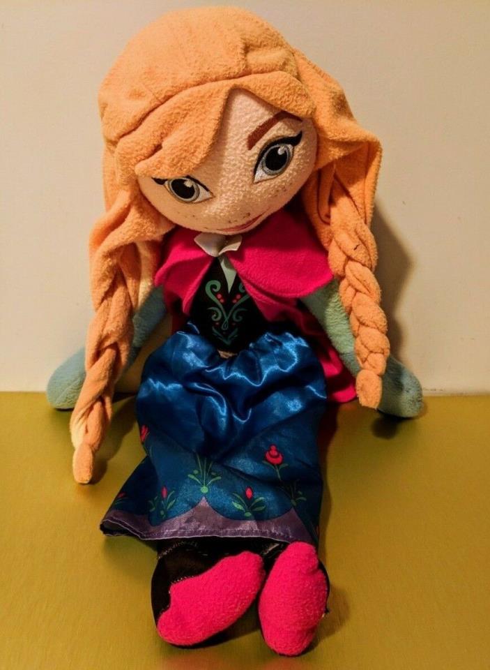 Disney's Frozen Anna Avon Cuddle Pillow Singing 26'' Doll - Excellent Condition