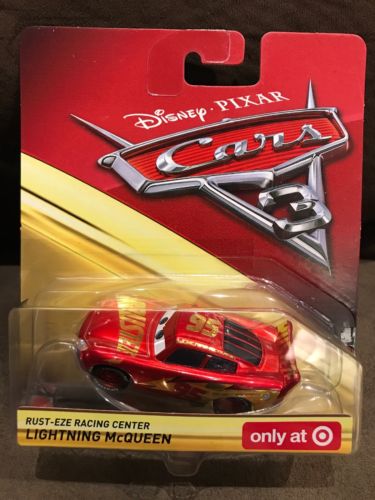 Disney Pixar Cars Target Exclusive Lightning McQueen (Rust-Eze Racing Center)