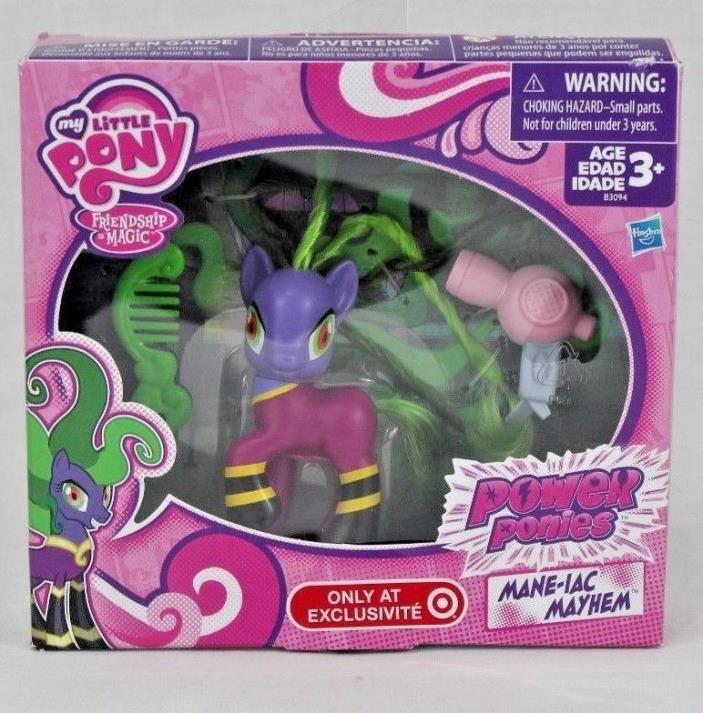 My Little Pony Power Ponies Mane-Iac Mayhem 2014 Target Exclusive Hasbro NIB NEW