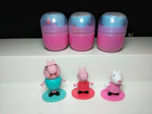 Peppa Pig Finders Keepers Figures lot of 3 - New with Containers