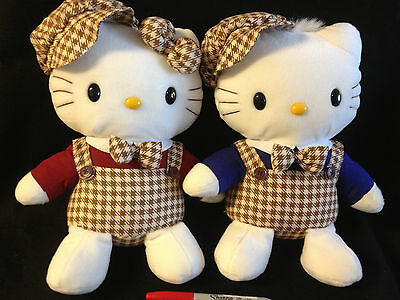 CHOOSE ONE Plaid Sanrio Hello Kitty Plush from Japan-ship free
