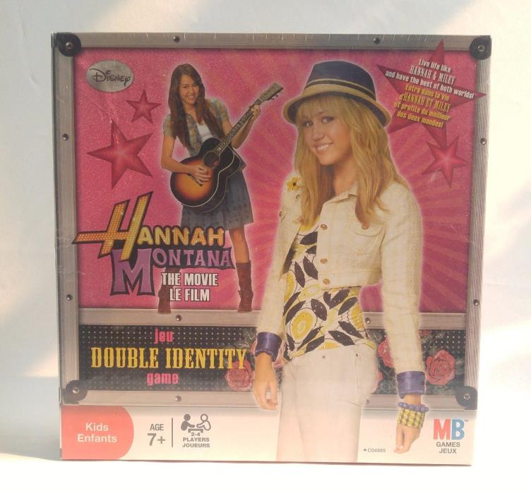 Hannah Montana The Movie Double Identity Board Game New Sealed Disney Hasbro '08