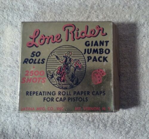 Vintage long riders box toy cowboy caps toy