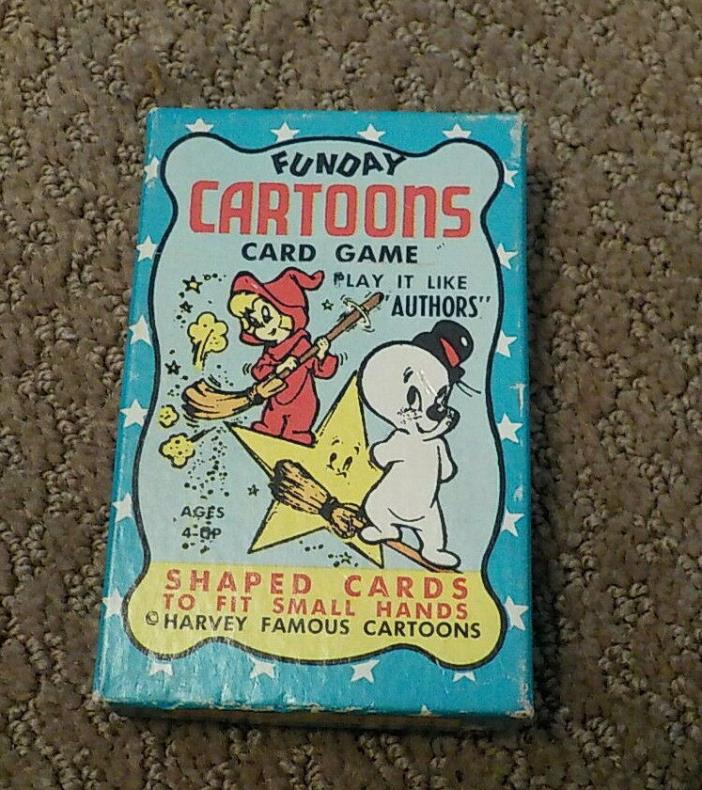Harvey Funday Cartoons Card Game Complete Warren Paper Products Co no 442