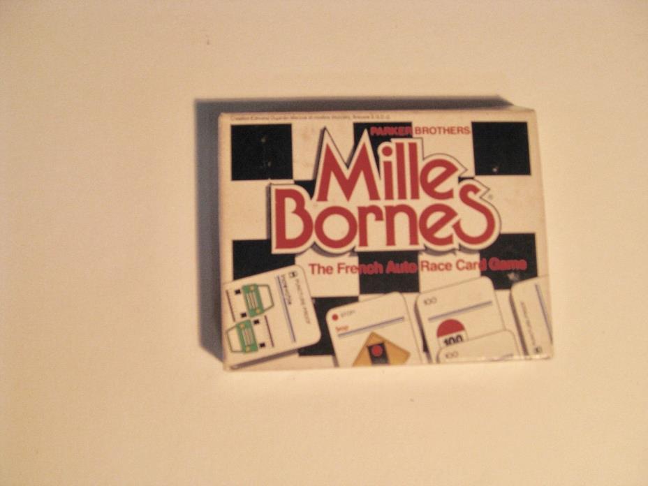 Vintage Mille Bornes French Auto Race Playing Card Game