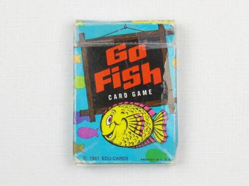 Vintage ED-U-CARDS Card Game GO FISH Complete With Instructions